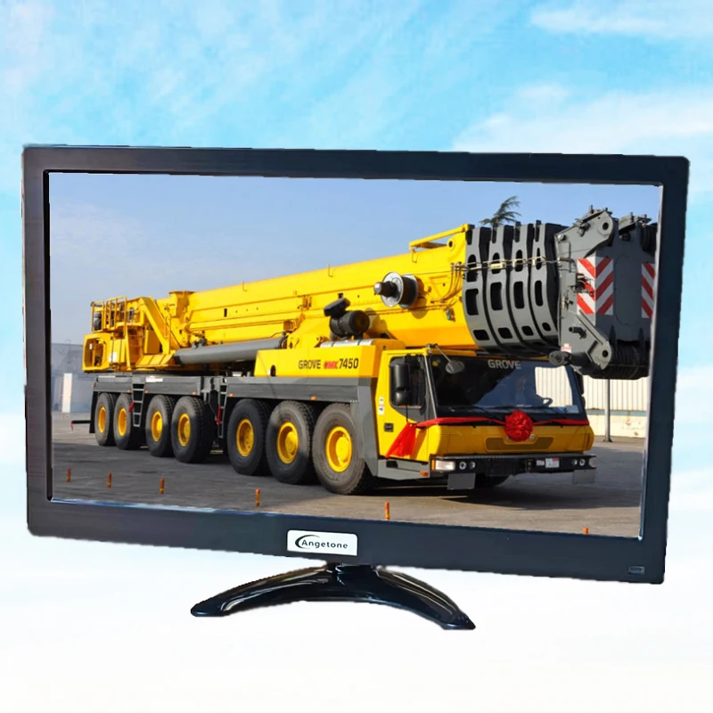 Crane wireless monitoring display LCD TV tower crane display 12V24V HD 13.3-inch IPSAV socket HDMI socket BNC socket