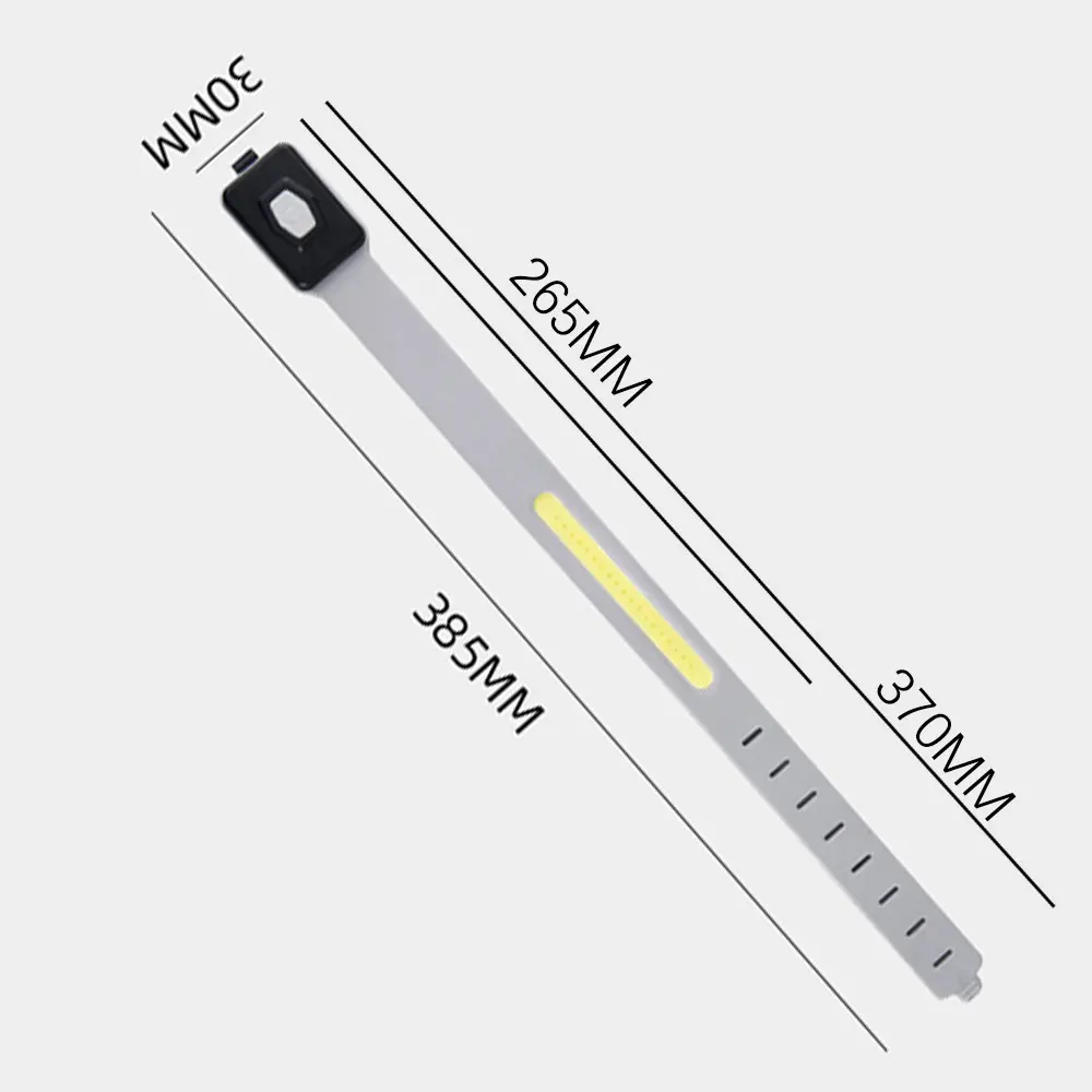 Imagem -03 - Led Mini Braço Portátil Banda Luz Noite Correndo pé Lâmpada de Pulso Acampamento ao ar Livre e Ciclismo Lanterna Recarregável de Aviso de Segurança