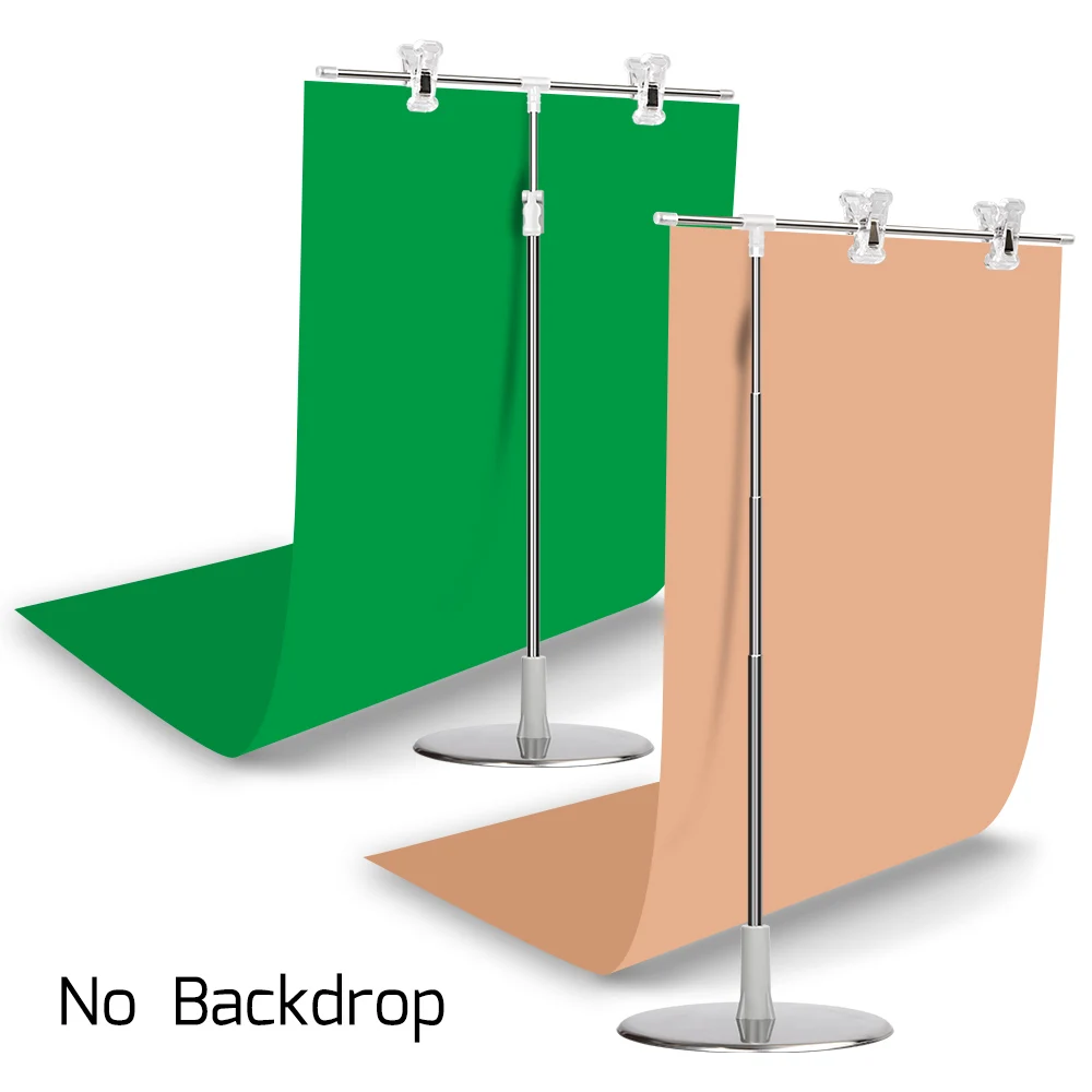 Photography T-Shape Background Adjustable Photo Backdrop Stands Frame Support System Stands With Clamps for Video Studio