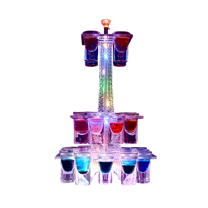 Wine Rack Bar Luminous Cocktail Holder KTV Champagne Red and Foreign Bullet Cup Holder