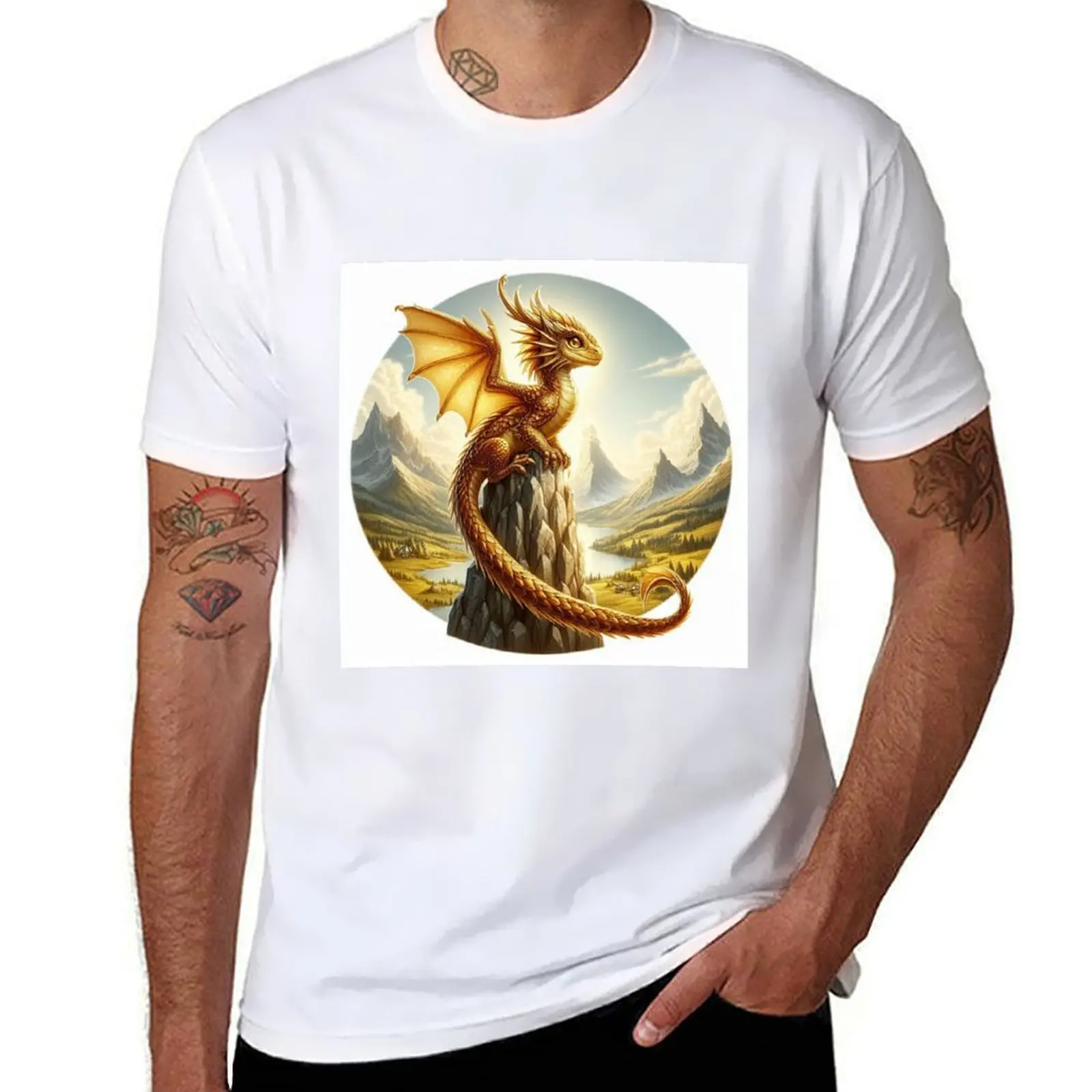 

Andarna, feather-tailed dragon. T-Shirt fashion shirts heavyweights sublime valentines boutique clothes Men's clothing