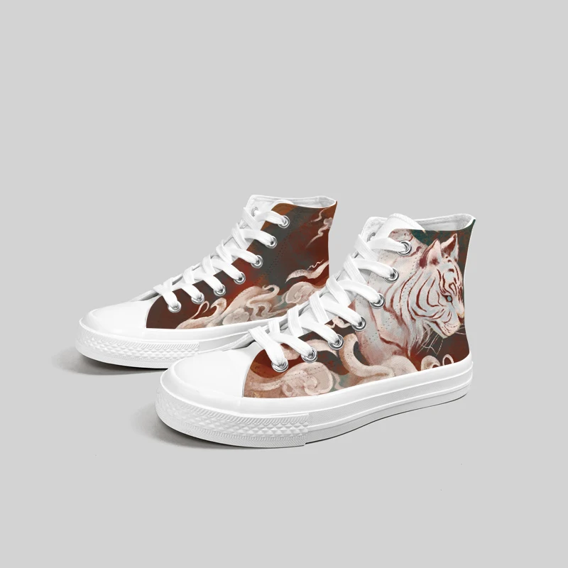 Amy and Michael – baskets en toile pour femmes, chaussures unisexe, Design Original, tendance, tennis pour adolescentes, Graffiti