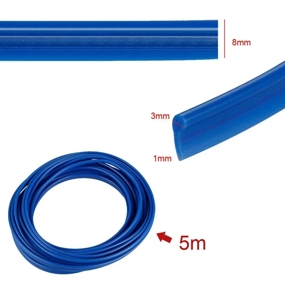 New Blue High Quality Material 5m Car Interior Decor Edge Gap Door Panel Molding Line Accessories Parts Car Universal