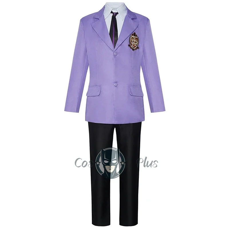 

Аниме Фудзиока Харухи Косплей Костюм Школьная Форма Мужская Куртка Брюки Рубашка Комплект Сценический Костюм Для Вечеринки Хэллоуина