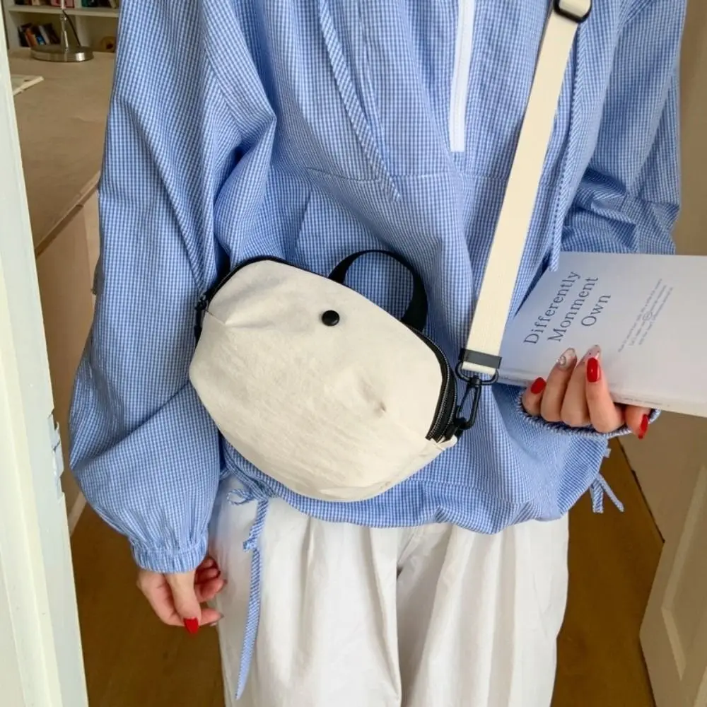 

Solid Color Leight Weight Shoulder Bag Simple Adjustable Strap Leisure Crossbody Bag Large Capacity Casual Women's Handbags