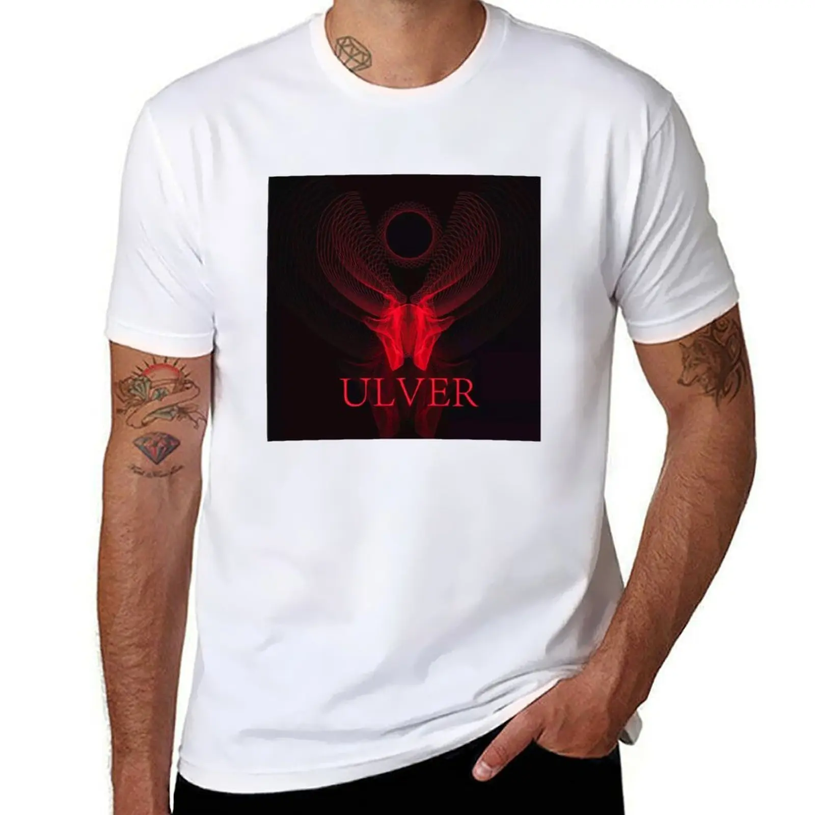 

Ulver poster band T-Shirt Basic Casual Short Sleeve Cotton Shirt