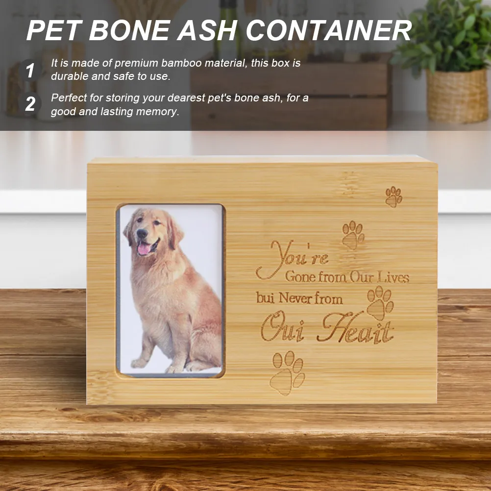 

Small Pet Ash Casket Sturdy Cinerary Urn for Pet Lightweight Easy Open Close Home Space Saving Memorial Gift for Loved Ones