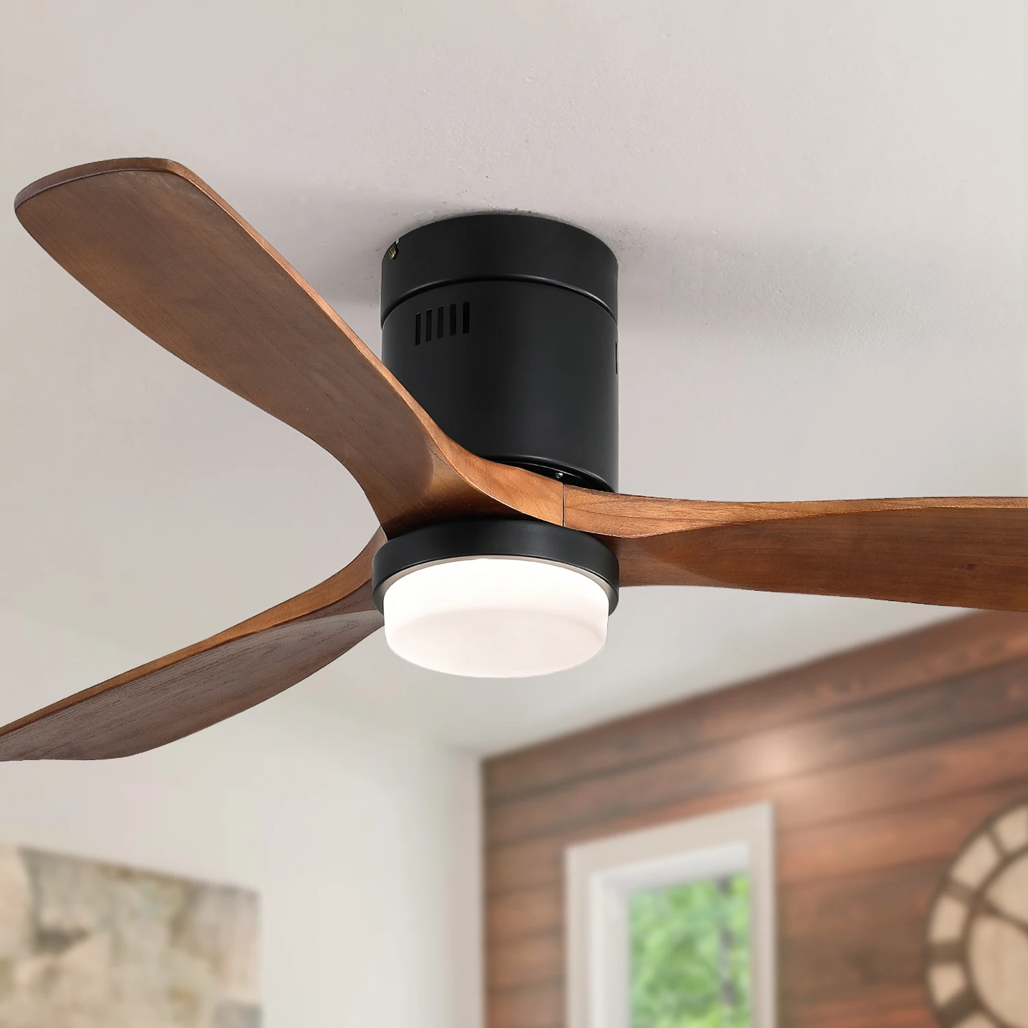 Sofucor Modern 52-inch ceiling fan with LED DC 6-speed high wind speed with remote control