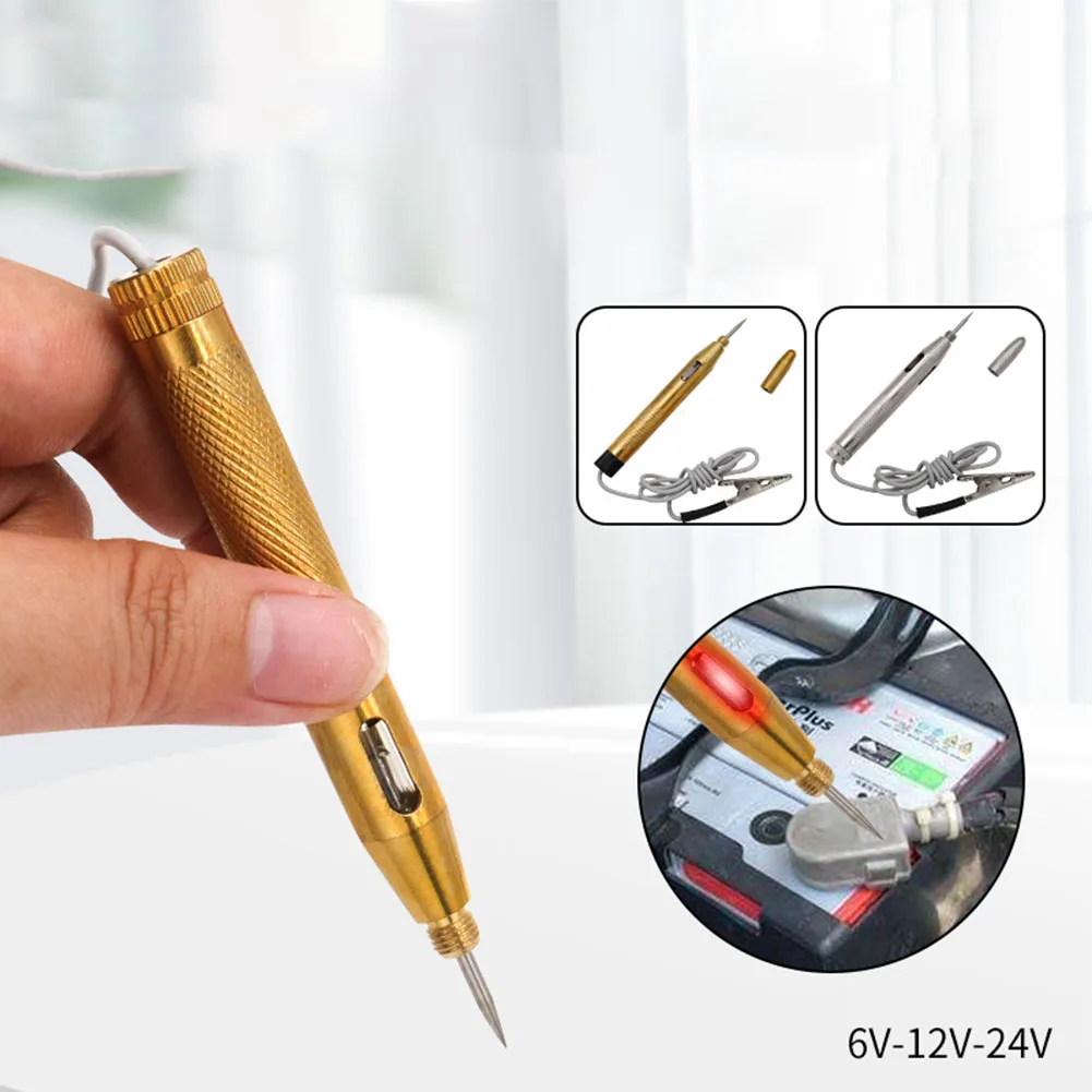 1 Pcs DC Tester Pen For Automotive Applications Including Trailers Boats And Motorcycles With Visual LED