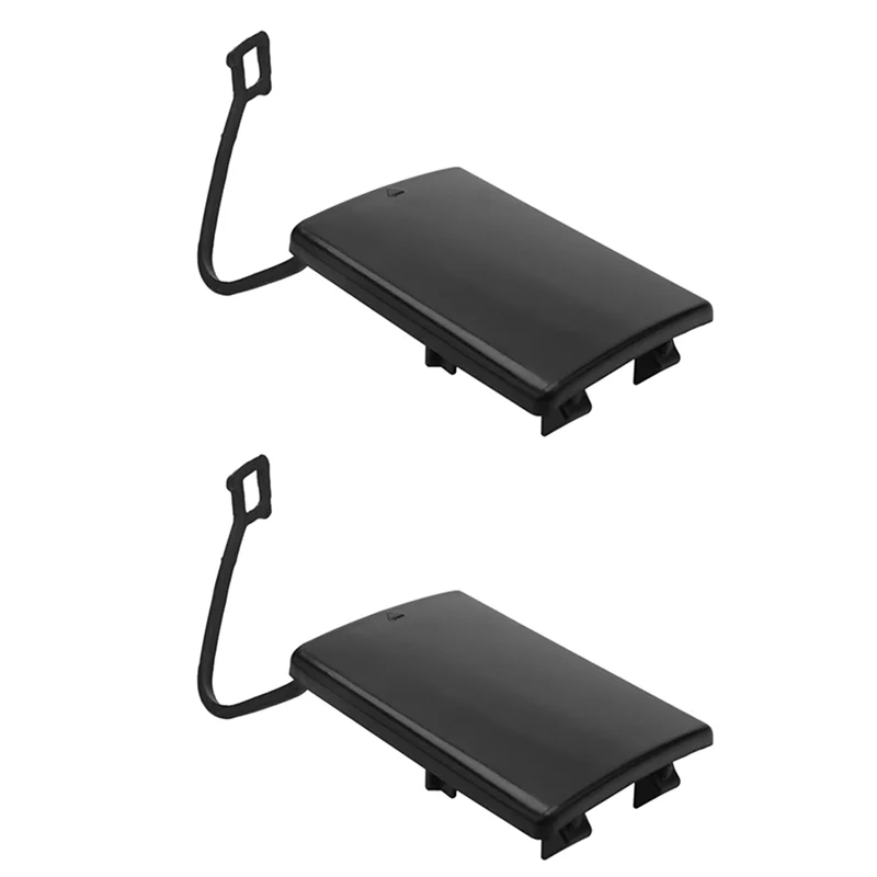 

2X Front Bumper Tow Eye Hook Cover Cap Lid Unpainted 2118850026 For W211 2003 2004 2005 2006 E320 E350 E55