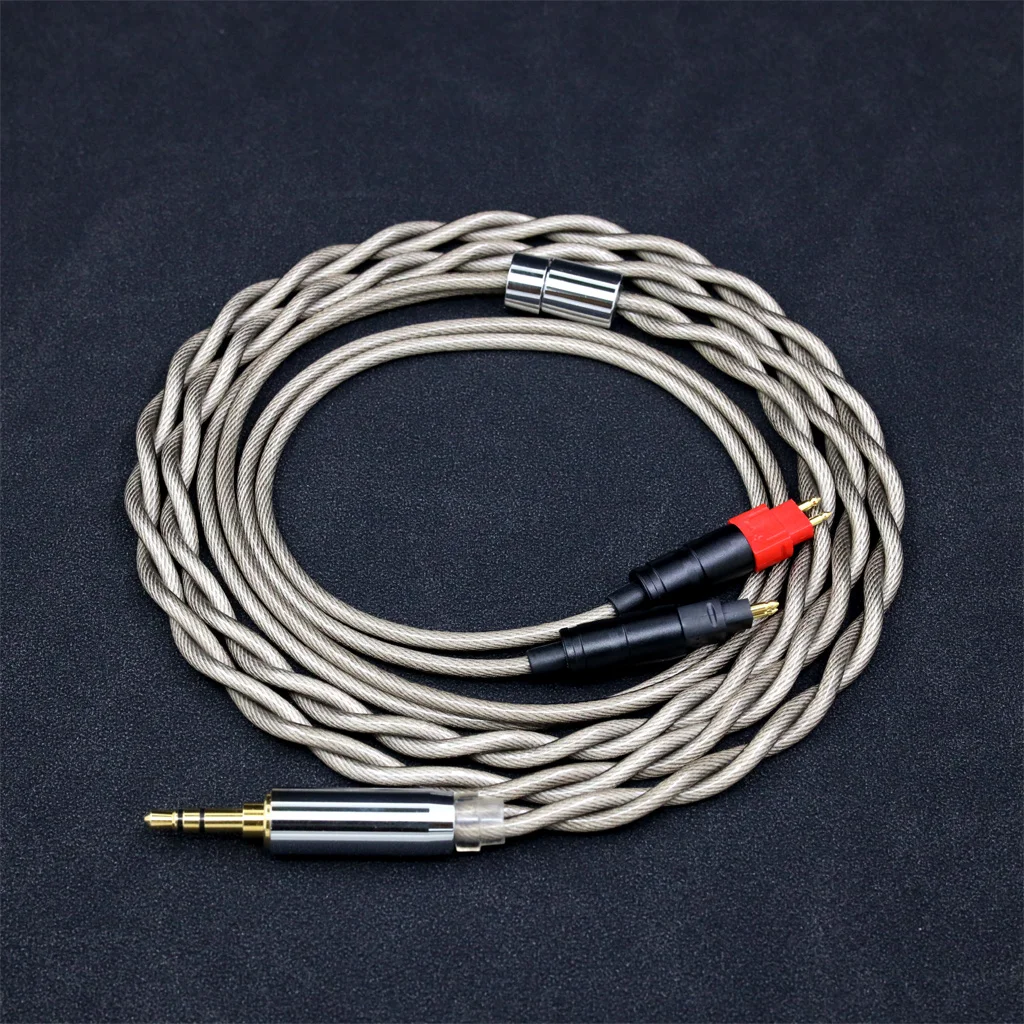 

7n Litz OCC Type6 756 core Silver Plated Earphone Cable For Sennheiser HD6xx HD580 HD58x HD600 HD650 HD660S HDxxx 7821