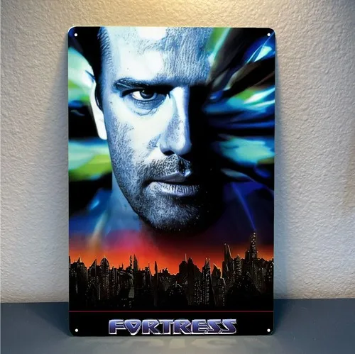 Fortress Christopher Lambert Movie Metal Poster Tin Sign -  Plate
