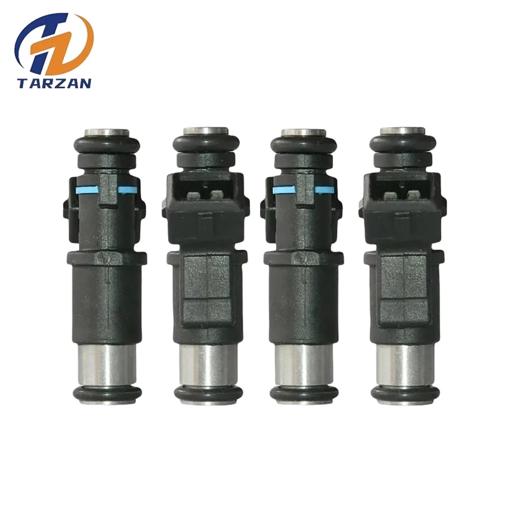 01F002A 0280156357 4 Pcs/Pack Auto Parts Fuel Injectors For Peugeot 206 306 307 Peugeot 106 206 306 Partner Citroen Berlingo C2