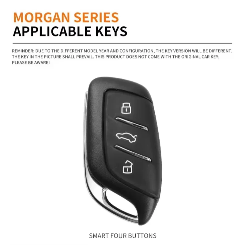 حافظة مفاتيح السيارة لـ MG 4 2023 Mg4 Ev MG HS GT ZS EV ZX MG5 MG6 أغطية جلد شل فوب المفاتيح كيرينغ اكسسوارات السيارات