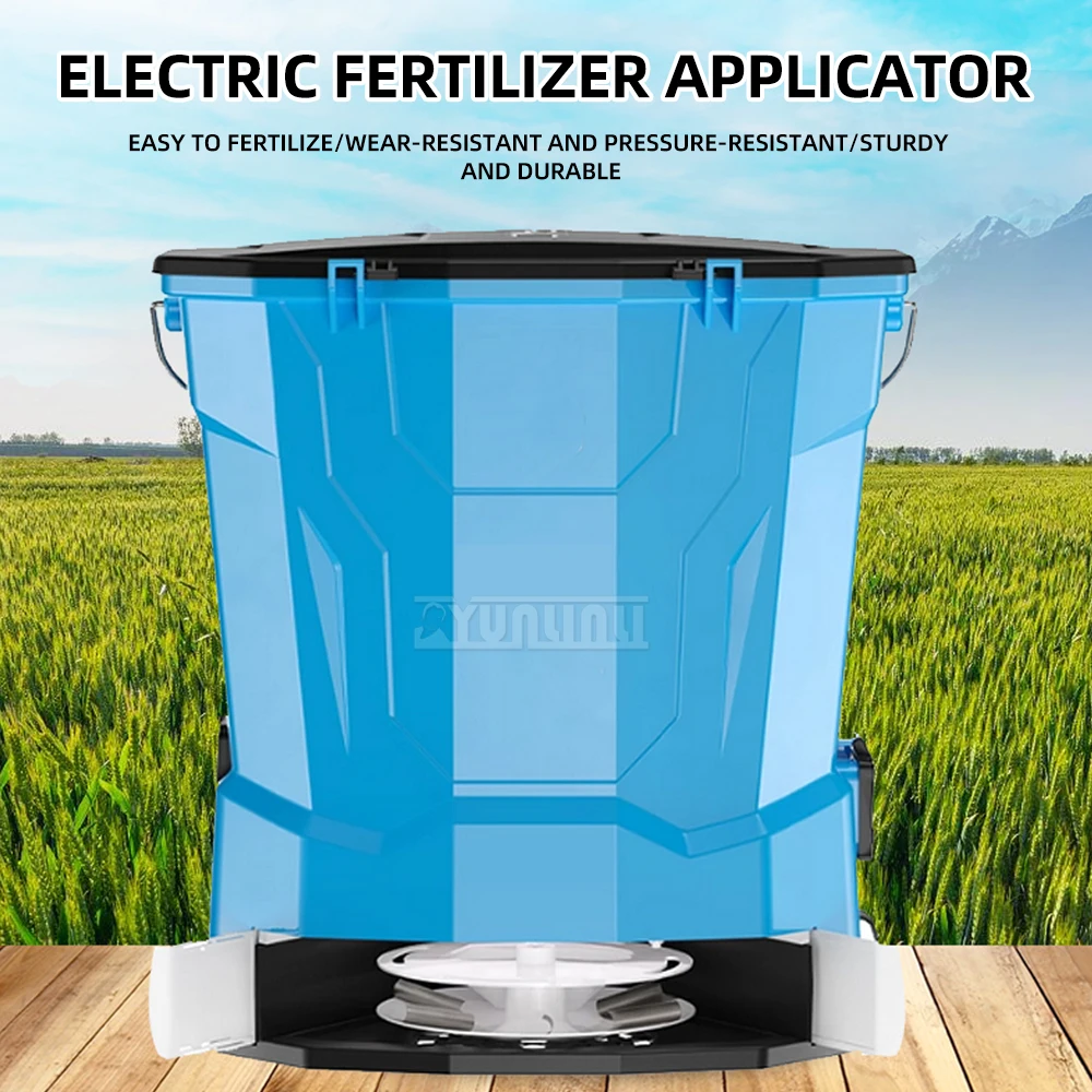 

Automatic Feeding Machine Bucket Electric Seeding Fertilizer Spreader Multifunctional Fertilizing Device
