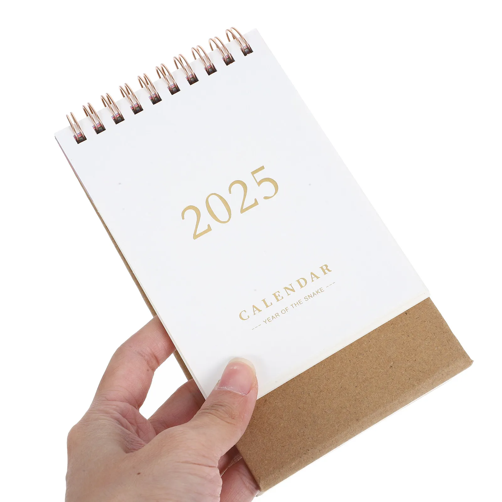 

3Pcs Desktop Desk Calendar Thick Paper Spiral Binding Standing Monthly Organizer Office Home Decor Planning Scheduling Note