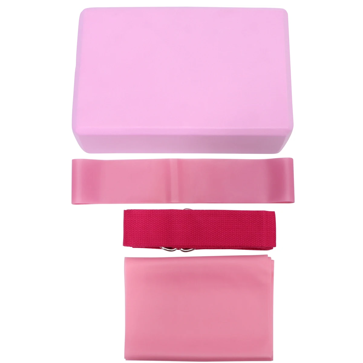 

Yoga Fitness Yoga Brick Blocks Resistance Ring Stretch Band Tool Kit Lightweight Durable Band Body