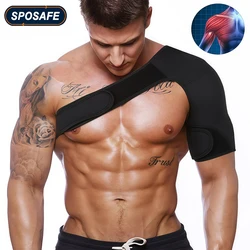 Adjustable Left & Right Shoulder Brace Breathable Shoulder Support Strap for Shoulder Pain Relief, Labrum Tear, Sprain, Soreness