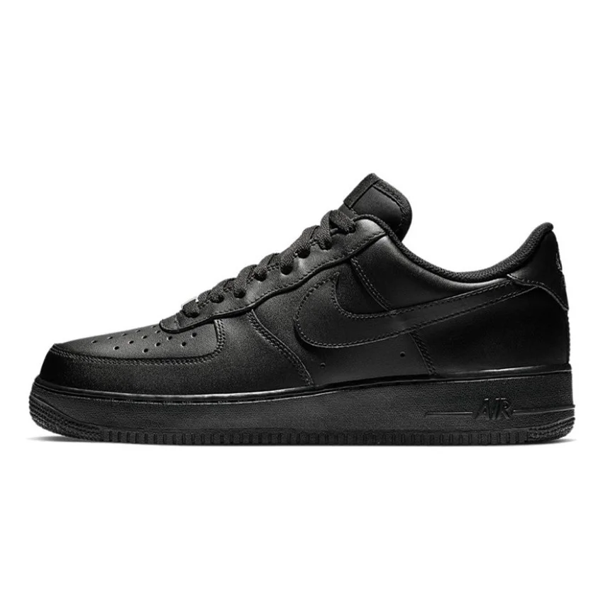 Nike Air Force 1 '07 Low Triple Black White Retro designer Walking Sports Shoes Casual Sneaker Women Men Skateboard Shoes