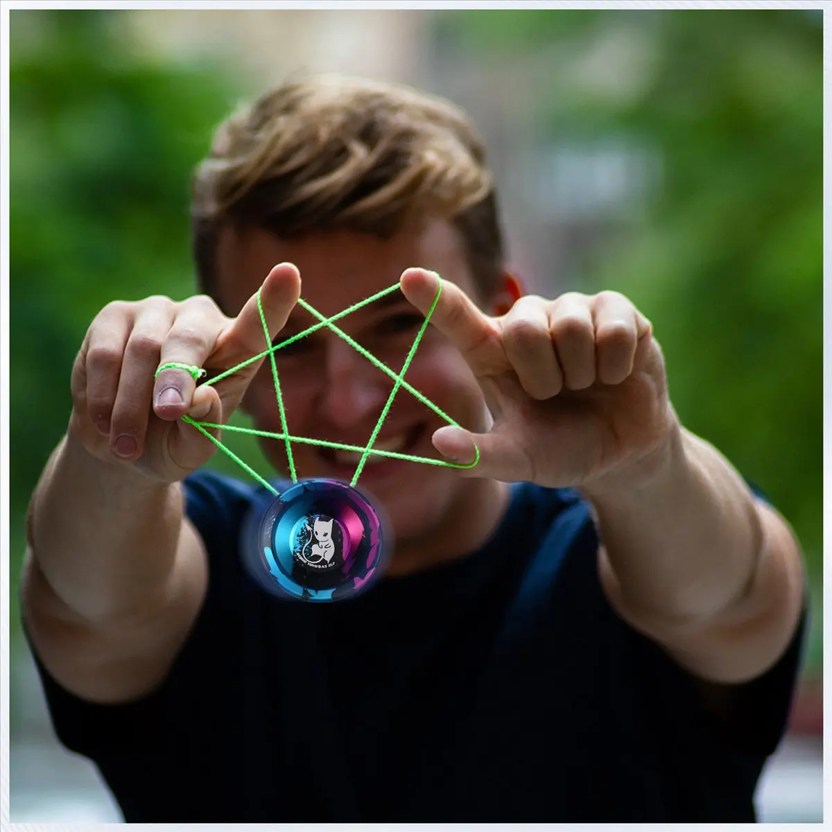 L79A  Professional Butterfly Yoyo with Bearing High-Speed Classic Toy for Advanced Player Kids Beginner Color - view 6