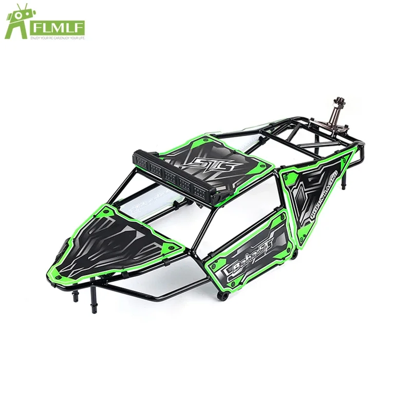 Zestaw metalowych klatek z oświetleniem LED Pasuje do 1/5 HPI ROFUN BAHA ROVAN KM BAJA 5TS Rc Car Toys Games Parts