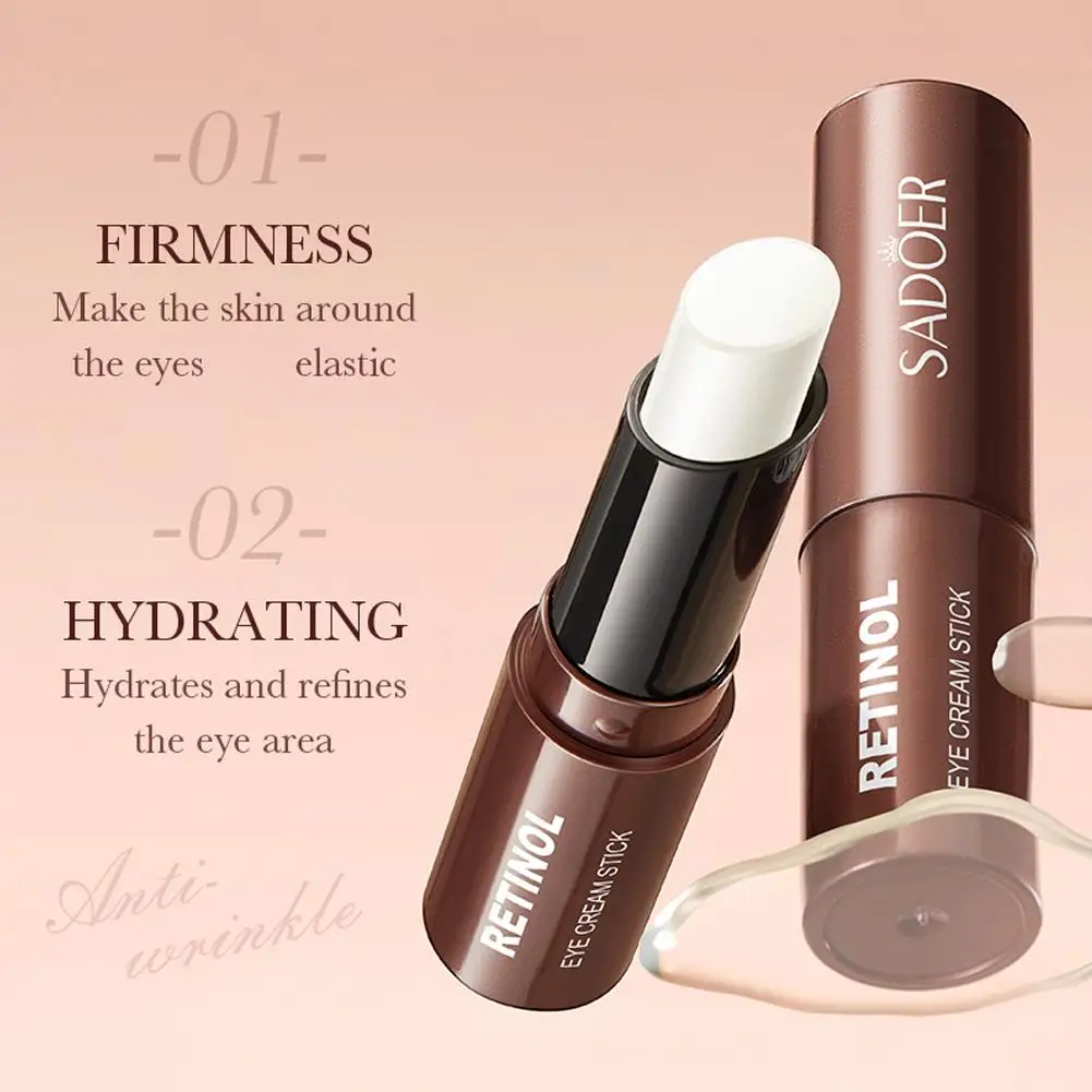 Creme para os olhos com retinol, anti-envelhecimento, cuidado para os olhos, para olheiras, rugas e inchaço, hidratante e firmador, tratamento para a área dos olhos R9Y8