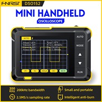 FNIRSI DSO152 Mini Handheld Digital Oscilloscope 2023 Latest Version 2.5MSa/s 200KHz Analog Bandwidth 800 VPP with PWM Output