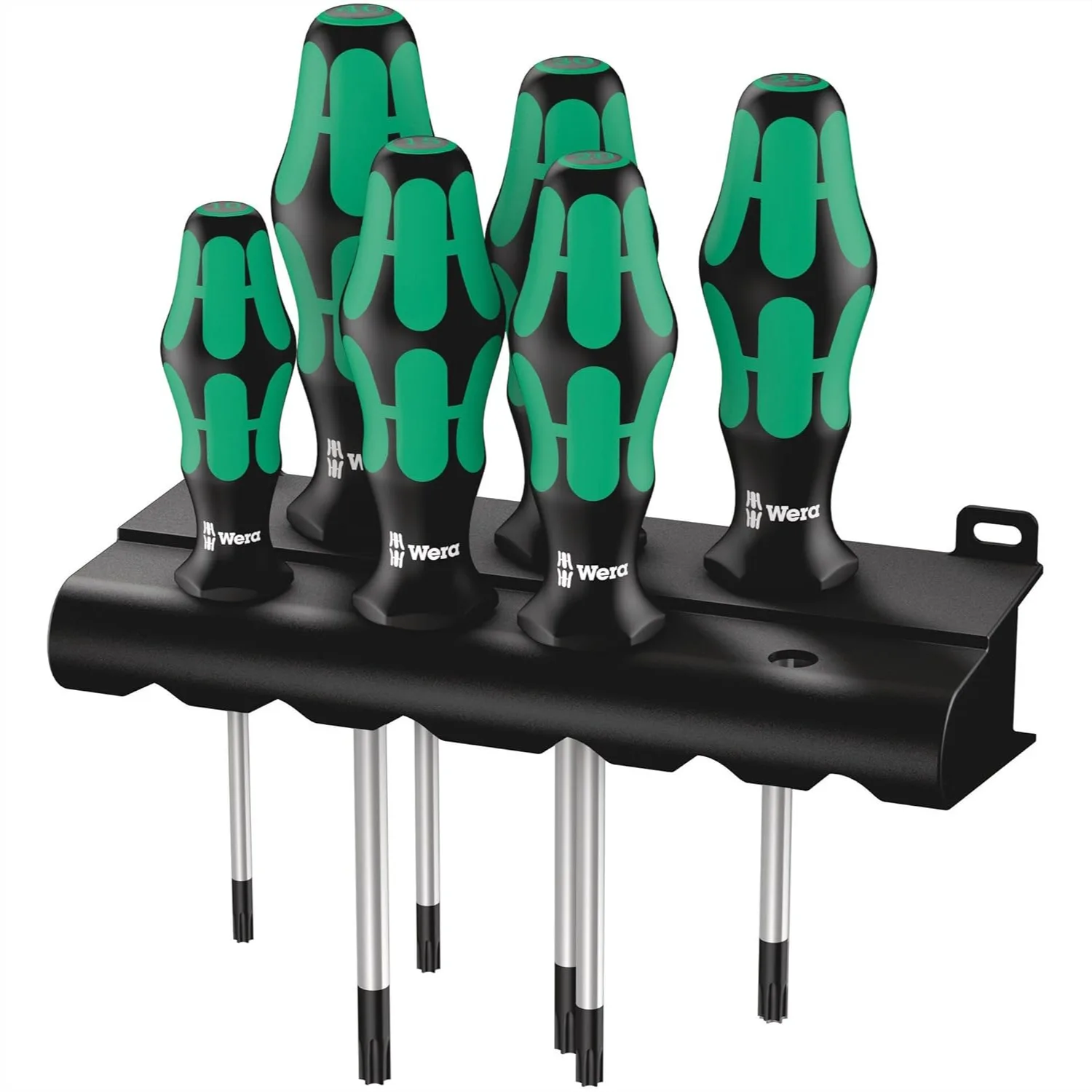 

TORX Screwdriver Set 6 Piece Kraftform Plus with Rack, Ergonomic Handle, Anti-Roll Design