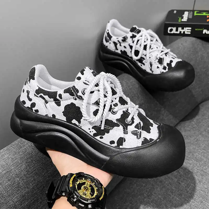 

Spring Plataform Men Athletic Shoes Training Men's Sneakers For Vintage Boots Men Sport Fitness Shows Loafter Style