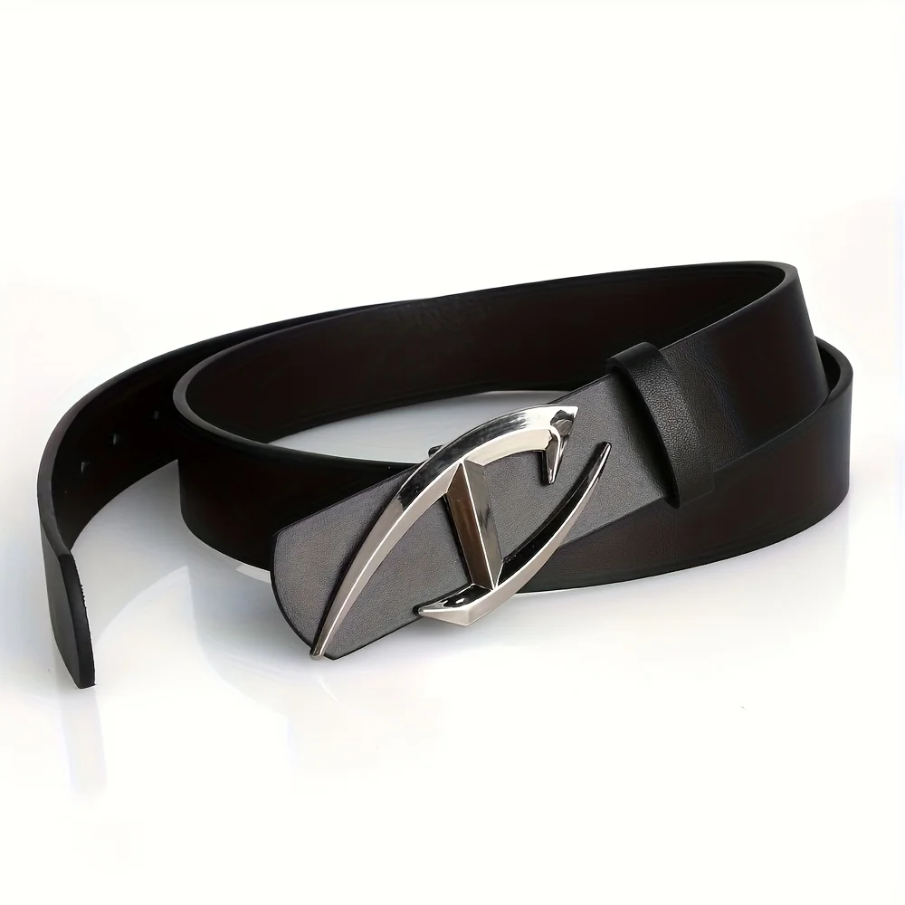 Herrengürtel Punk Alien Schnallengürtel Vintage Gothic Y2K Gürtel Männer oder Frauen Street Punk PU Leder Designer Bund Paar mit Jeans – Detail 5