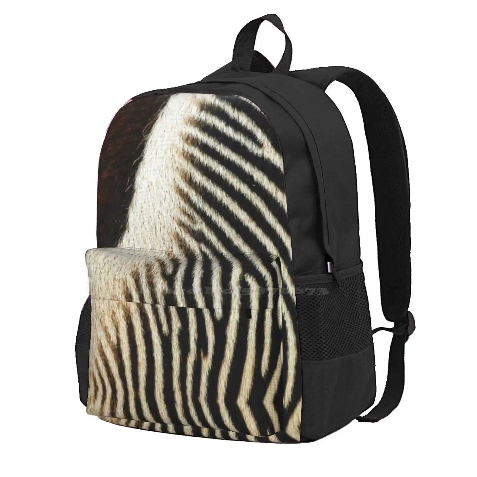 

Школьный ранец с принтом зебры, модный рюкзак с кабошом, полосатый, с принтом зебры, с животными, для природы, зоопарка