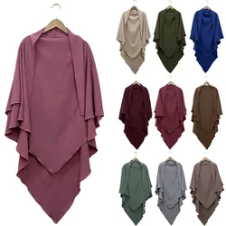 One Piece Amira Long Khimar Kaftan para Mulheres Muçulmanas, Vestuário de Oração, Hijab Aéreo, Turquia Islâmica, Burqa Abaya, Eid Ramadan Vestuário