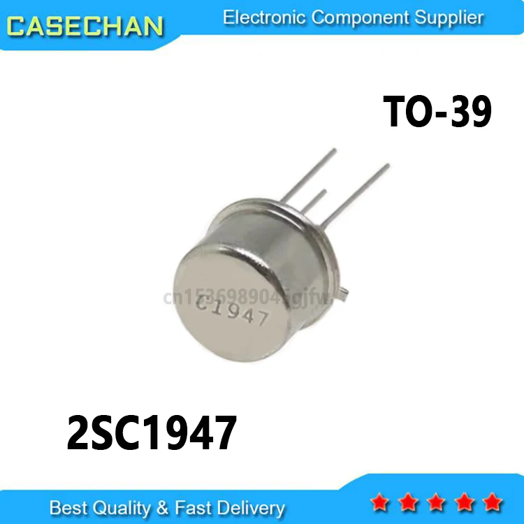 10PCS  2SC1947 C1947 TO-39 NPN 17V 1A 3-Pin T-8E