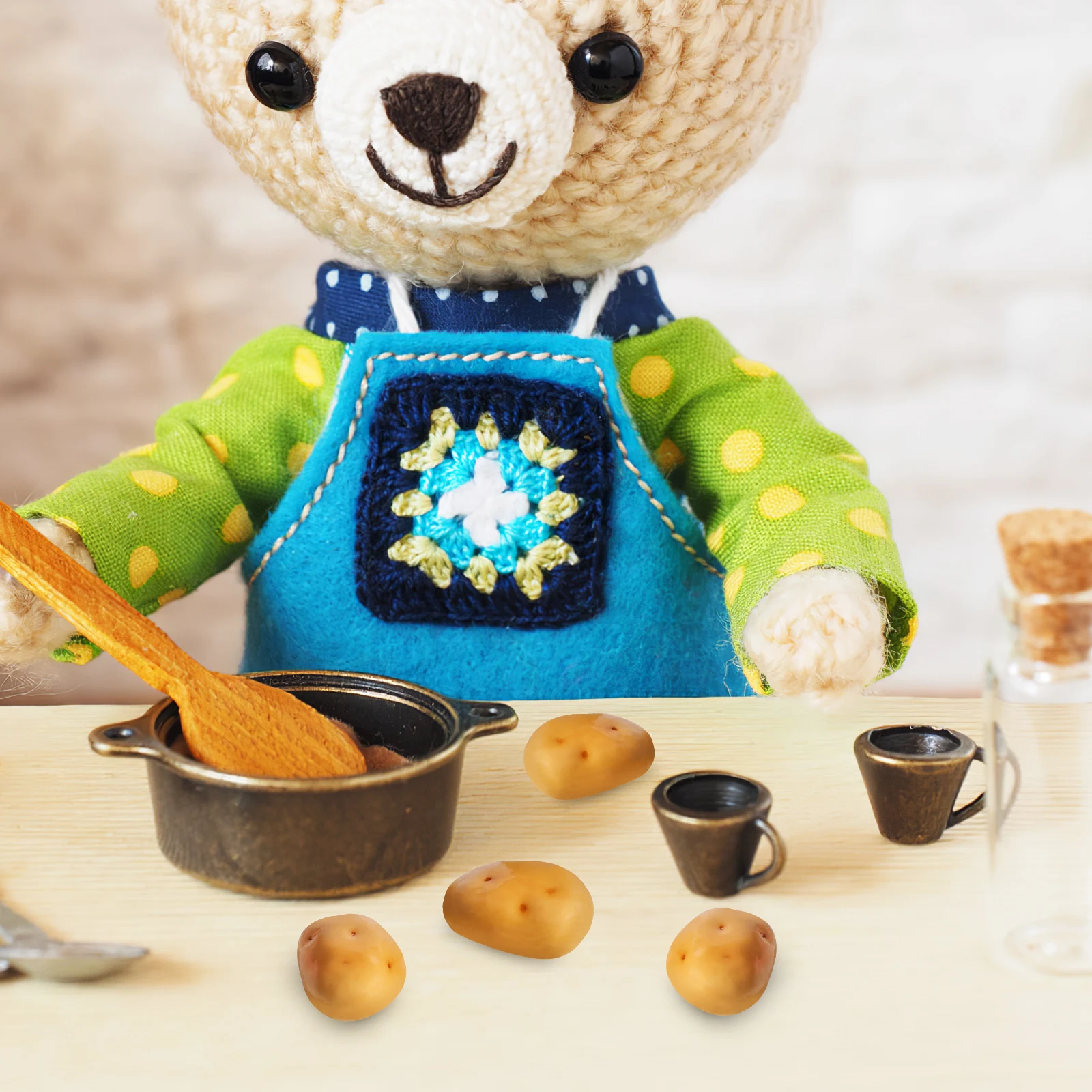 

20 Pcs Vegetable Simulation Potato Props Potatoes Realistic Foam Material Artificial Fake