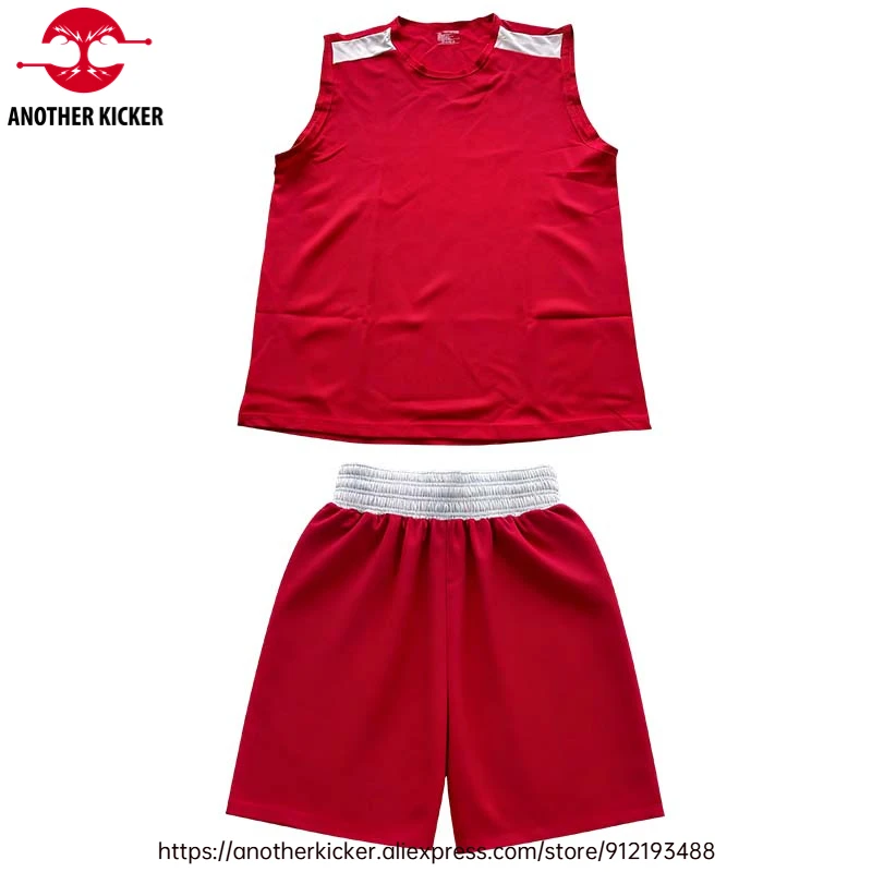 

Boxing Uniform Muay Thai Boxing Shorts Vest Shirt Men Women Kids Gym Sanda Wushu Suit Fitness Martial Arts MMA Training Clothing