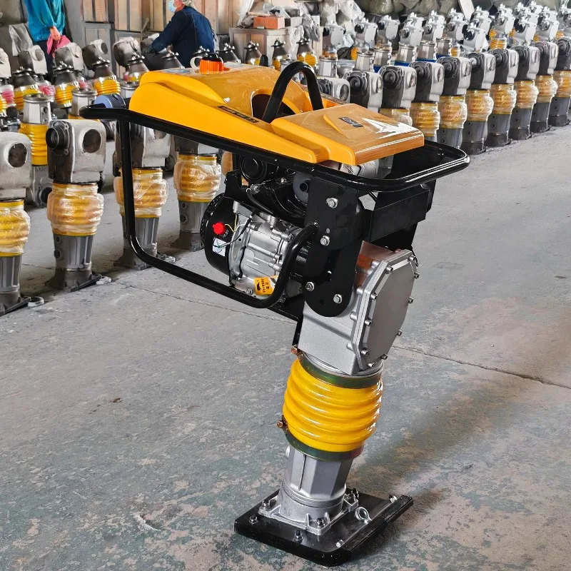 Vibratory Impact Rammer Equipped Aluminum Alloy Body High Frequency Strong Tamping Rammer