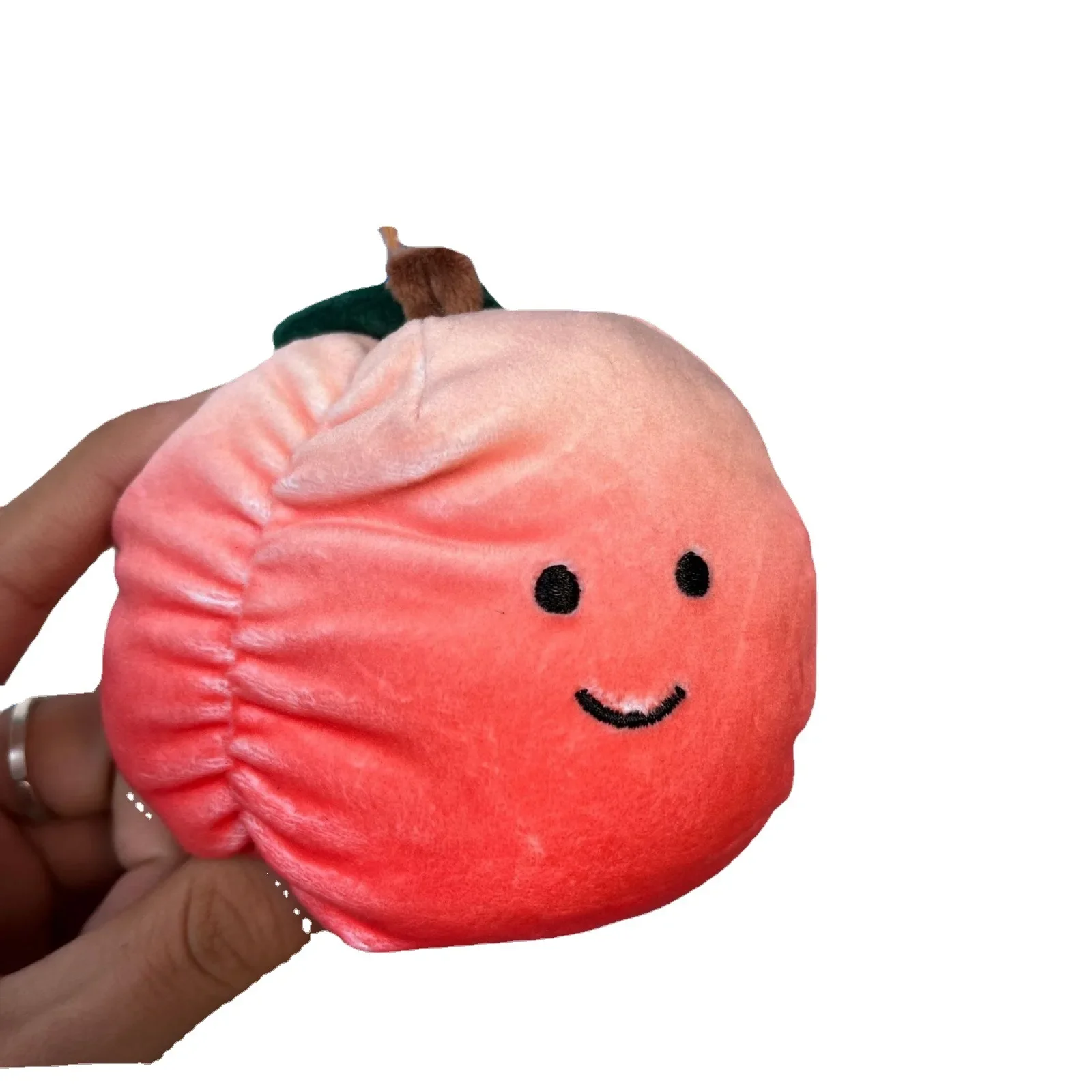 Peluche de pêche de dessin animé mignon pour enfants, décoration de sac d'école, porte-clés doux, cadeau d'anniversaire, loisirs exquis, Kawaii, chaud, nouveau, 2024