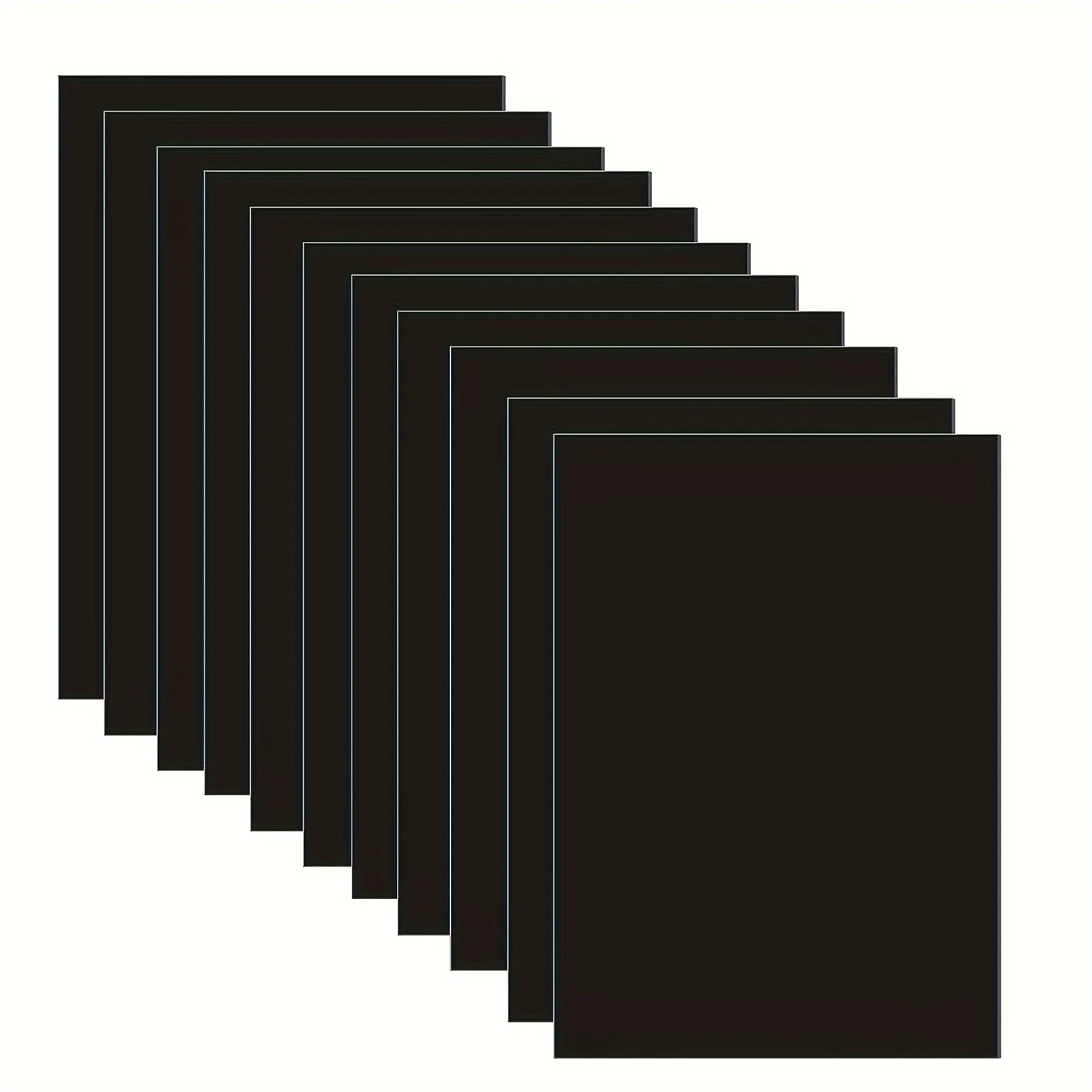 10/20 fogli di stoccaggio magnetici versatili su un solo lato 5R/A4 - Organizzatore facile per collezioni di timbri e matrici