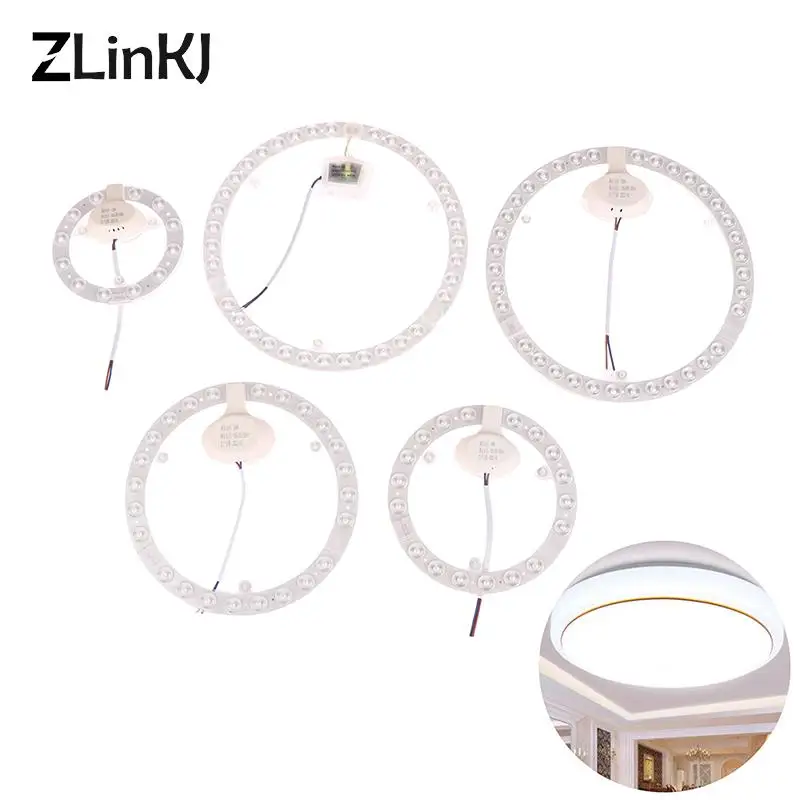 

1Pcs LED Ring Panel Circle Light 12W 18W 24W 36W Ceiling Board Fixtures Lamp Board Round Replacement Boards Home Decoration