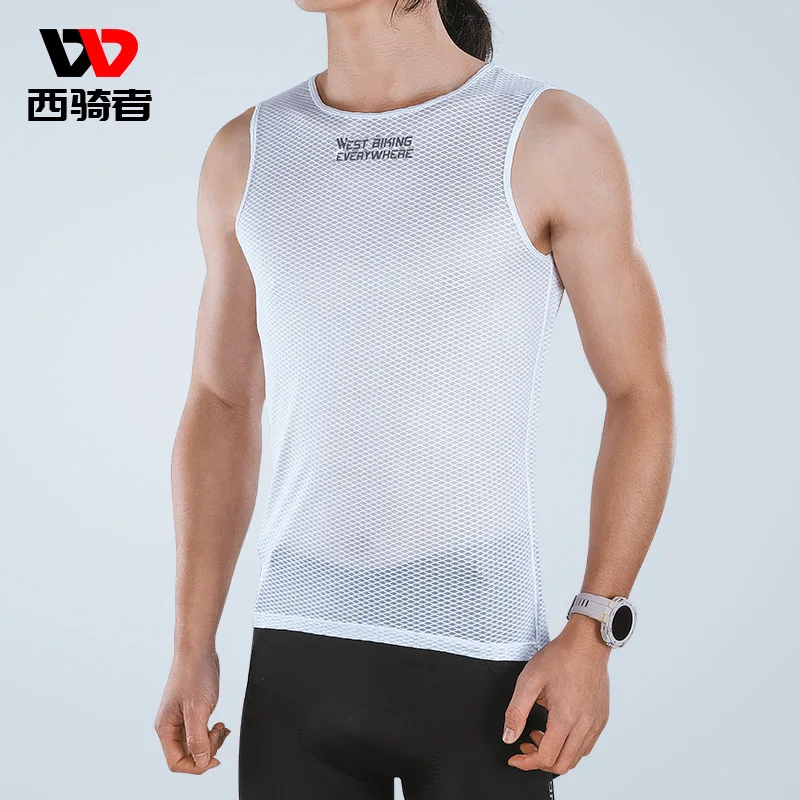 

Cycling Base Layer Summer Cycling Cool Breathable Mountain Vest Elastic Sleeveless Underwear Bike Sports Gilet