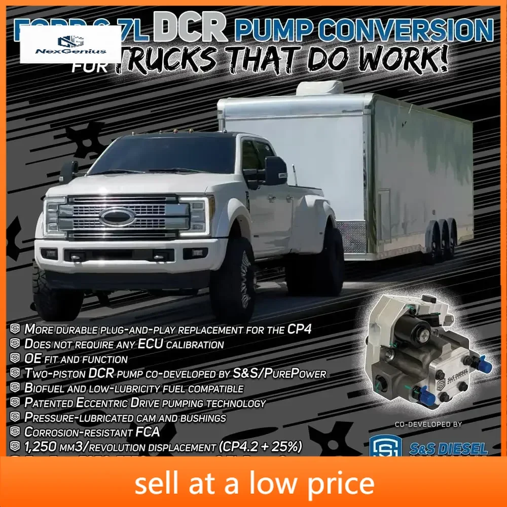 

Скидка! Комплект для переоборудования насоса CP4 в DCR, совместимый с дизельными двигателями Ford 6.7 Powerstroke 2011+ (6.7F-DCR-1)