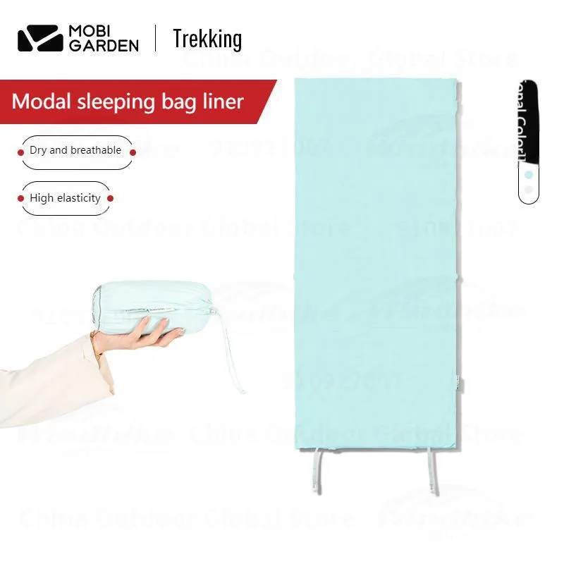 

MOBI GARDEN модальный спальный мешок с наволочкой, эластичная дышащая простыня, защита от грязи, портативный, для путешествий в отеле, 280 г