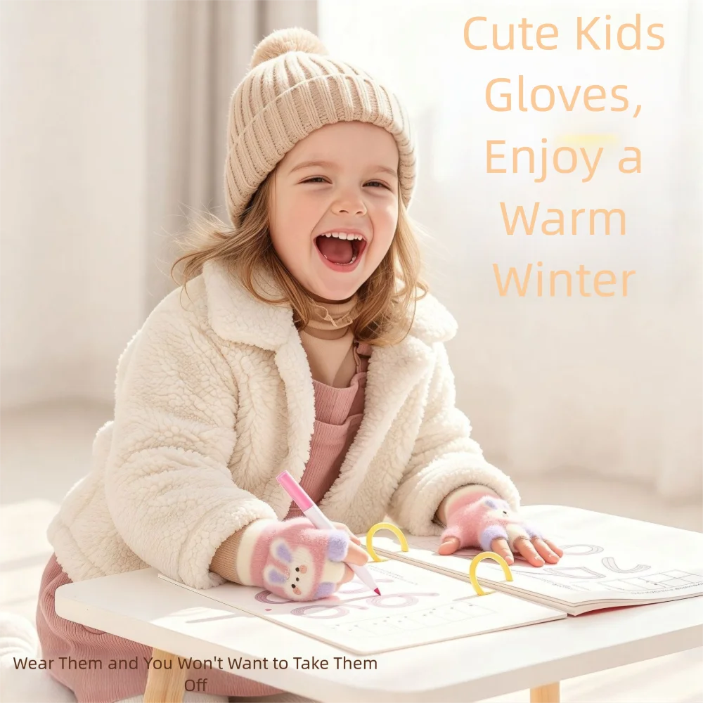 

Милые теплые детские зимние перчатки для детей 0-3 лет, ветрозащитные детские варежки ярких цветов, морозостойкие утепленные детские перчатки для малышей
