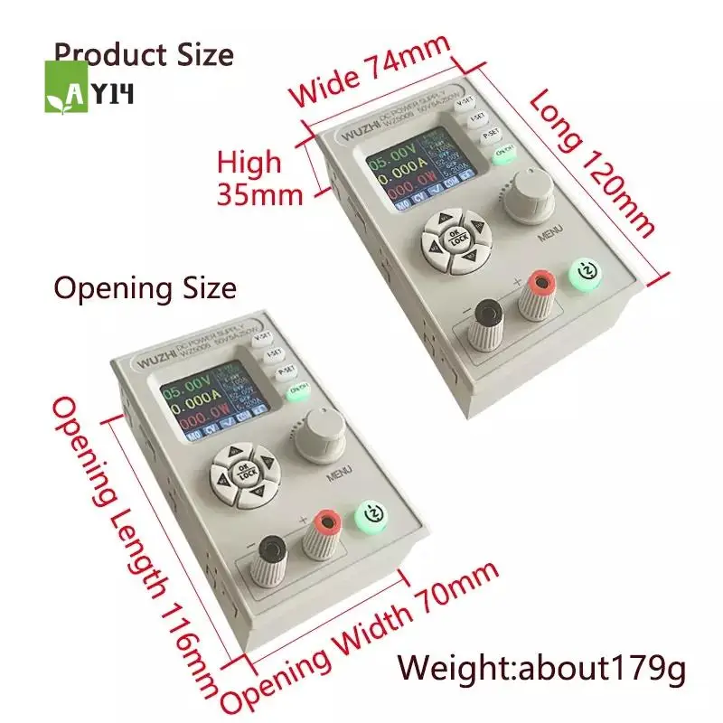AY14 -WZ5005 Power Module Adjustable Regulated Laboratory Variable Power Supply Communication