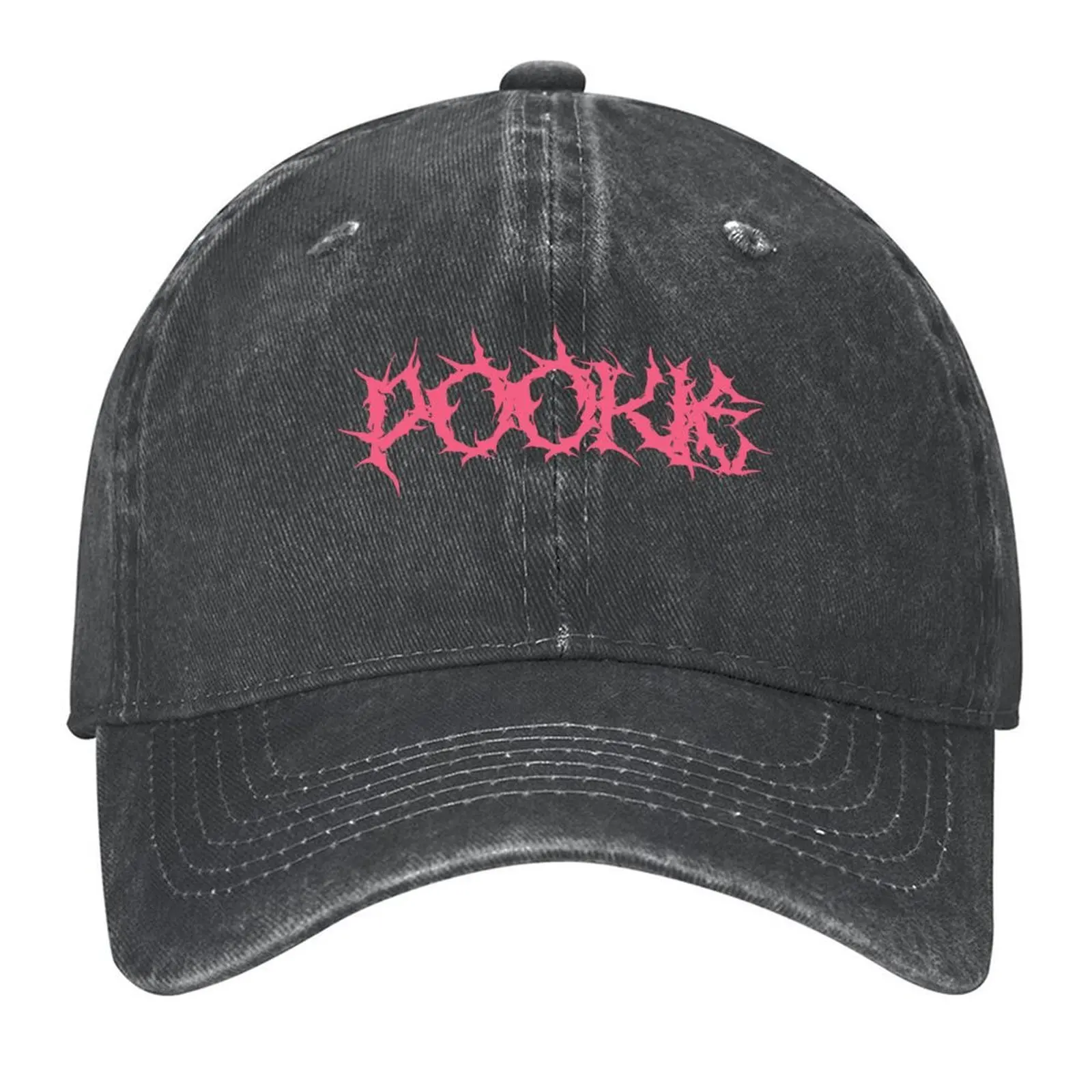 

Pookie metalcore font Baseball Cap Hip Hop custom Hat Male hat Visor Women's Beach Outlet Men's