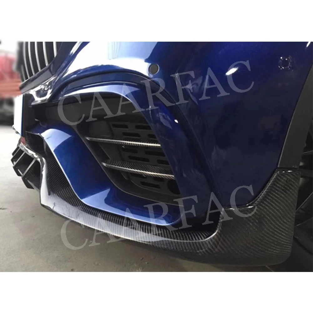 

Carbon Fiber Front Lip Spoiler Aprons for Benz GLC Class Coupe W253 GLC63 Original Bumper 2016 - 2019 FRP Head Chin Guard