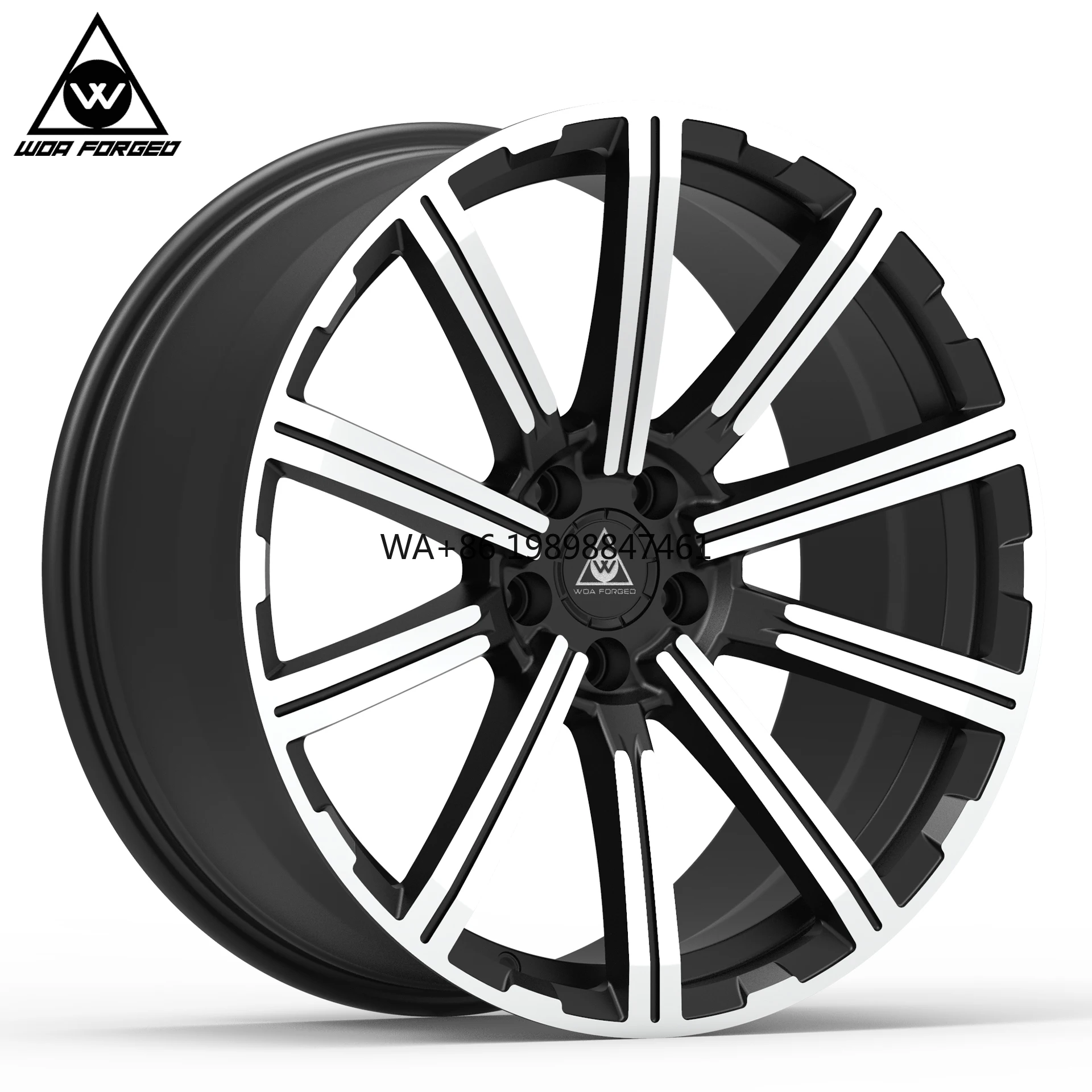 

Custom 10 Spoke 18 19 20 21 22 Inch PCD 5x112 5x114.3 5x120 Passenger Car Wheels Gray/Black Forged Car Wheels for