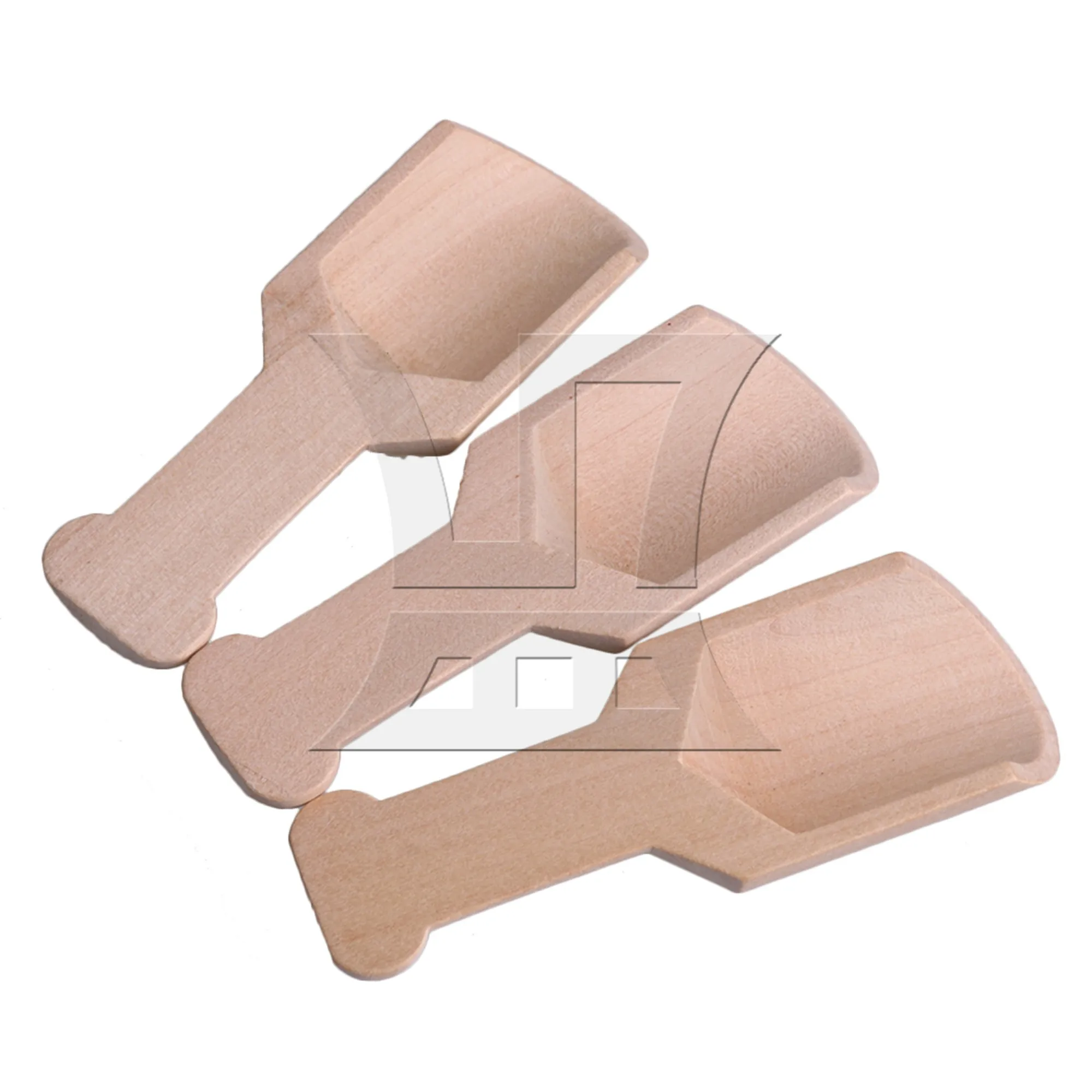 CNBTR 1 pieza Mini cuchara de madera 9,5 cm x 3,4 cm Color de registro para especias enlatadas Chili en polvo