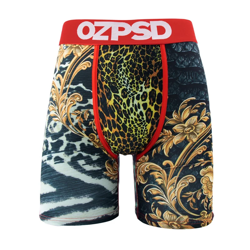 1PC OZPSD Sexy Men Underwear Boxer Cueca Male Panties Lingerie Men Underpants Boxershorts Boxerbriefs Plus Size Boxer Briefs