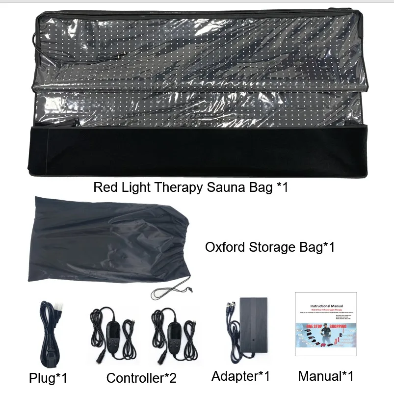 Customized Full Body Home Use Luxury T2000 Sleeping Bag Led Light Infrared 660nm 850nm Red Light Therapy Pad For Spa